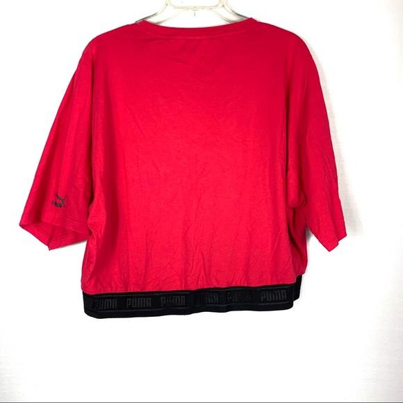 Puma Athletic Crop Top in Rose Pink - Picture 3 of 7